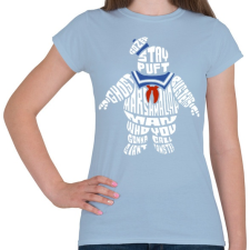 PRINTFASHION Mályvacukor ember - Női póló - Világoskék női póló