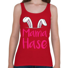 PRINTFASHION Mama Hase - Női atléta - Cseresznyepiros női trikó