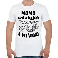 PRINTFASHION Mama süti a legjobb palacsintát a világon! - Férfi póló - Fehér férfi póló