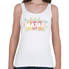 PRINTFASHION Mama virágokkal - Női atléta - Fehér