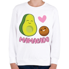 PRINTFASHION Mamacado - Gyerek pulóver - Fehér gyerek pulóver, kardigán