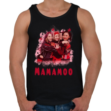 PRINTFASHION Mamamoo - Férfi atléta - Fekete atléta, trikó