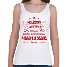 PRINTFASHION Mamának hívnak - Női atléta - Fehér