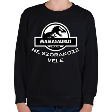 PRINTFASHION MAMASAURUS - Gyerek pulóver - Fekete gyerek pulóver, kardigán