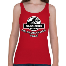 PRINTFASHION MAMASAURUS - Női atléta - Cseresznyepiros