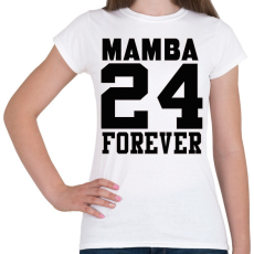 PRINTFASHION Mamba 24 Forever - Női póló - Fehér