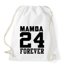 PRINTFASHION Mamba 24 Forever - Sportzsák, Tornazsák - Fehér tornazsák