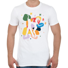 PRINTFASHION Mambo - Férfi póló - Fehér férfi póló