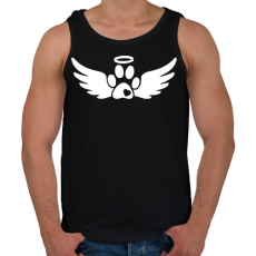 PRINTFASHION Mancs - Férfi atléta - Fekete