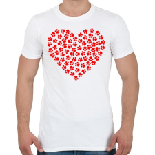 PRINTFASHION Mancs love - Férfi póló - Fehér férfi póló