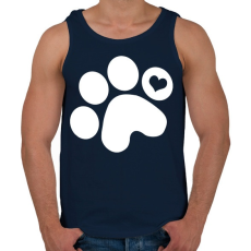 PRINTFASHION Mancsimádat  - Férfi atléta - Sötétkék