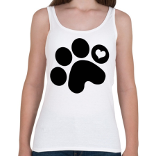 PRINTFASHION Mancsimádat  - Női atléta - Fehér női trikó