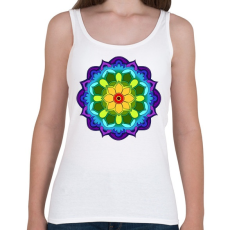 PRINTFASHION Mandala 5 - Női atléta - Fehér