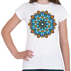 PRINTFASHION mandala - Női póló - Fehér