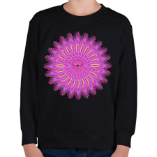 PRINTFASHION mandalaamandalaban - Gyerek pulóver - Fekete gyerek pulóver, kardigán