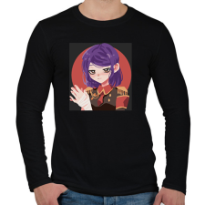 PRINTFASHION Manga/Anime karakter - Férfi hosszú ujjú póló - Fekete férfi póló