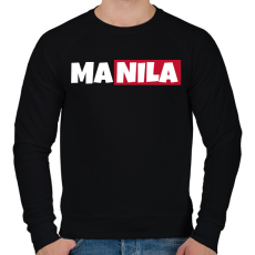 PRINTFASHION MANILA - Férfi pulóver - Fekete
