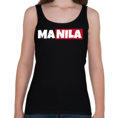 PRINTFASHION MANILA - Női atléta - Fekete