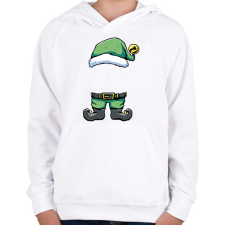 PRINTFASHION Manó - Gyerek kapucnis pulóver - Fehér gyerek pulóver, kardigán