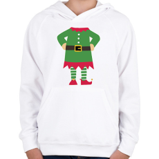 PRINTFASHION Manó jelmez - Gyerek kapucnis pulóver - Fehér