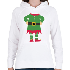 PRINTFASHION Manó jelmez - Női kapucnis pulóver - Fehér női pulóver, kardigán