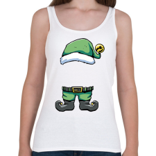 PRINTFASHION Manó - Női atléta - Fehér női trikó