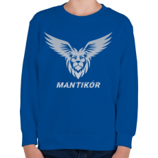 PRINTFASHION Mantikór | Boys - Gyerek pulóver - Királykék