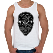 PRINTFASHION MAORI - Férfi atléta - Fehér atléta, trikó