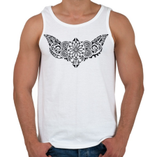 PRINTFASHION Maori rája - Férfi atléta - Fehér atléta, trikó