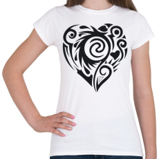PRINTFASHION Maori szív1 - Női póló - Fehér
