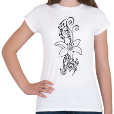 PRINTFASHION Maori virág1 - Női póló - Fehér női póló