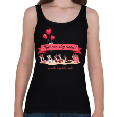 PRINTFASHION Már van elég cipőm! - ...mondta: soha, senki! - Női atléta - Fekete