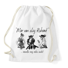 PRINTFASHION Már van elég ruhám! - Sportzsák, Tornazsák - Fehér tornazsák