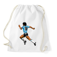 PRINTFASHION Maradona - Sportzsák, Tornazsák - Fehér tornazsák