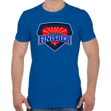 PRINTFASHION MARATHON FINISHER - Férfi póló - Királykék férfi póló