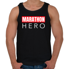 PRINTFASHION MARATHON HERO - Férfi atléta - Fekete atléta, trikó