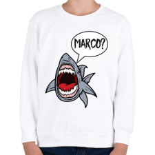 PRINTFASHION Marco?  - Gyerek pulóver - Fehér gyerek pulóver, kardigán