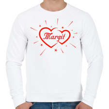 PRINTFASHION Margit - Férfi pulóver - Fehér férfi pulóver, kardigán