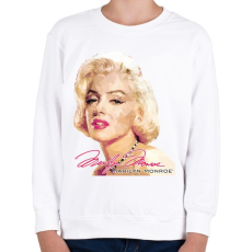 PRINTFASHION marilyn-monroe - Gyerek pulóver - Fehér