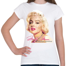 PRINTFASHION marilyn-monroe - Női póló - Fehér női póló