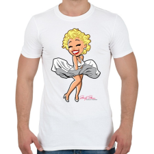PRINTFASHION marilyn-monroe-png-2300195 - Férfi póló - Fehér férfi póló