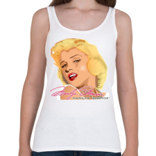 PRINTFASHION marilyn-monroe-png-621469 - Női atléta - Fehér női trikó