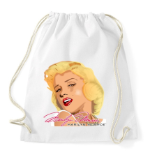 PRINTFASHION marilyn-monroe-png-621469 - Sportzsák, Tornazsák - Fehér tornazsák