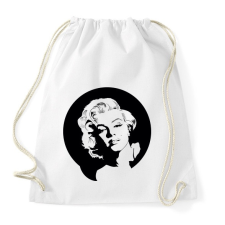 PRINTFASHION marilyn monroe - Sportzsák, Tornazsák - Fehér tornazsák