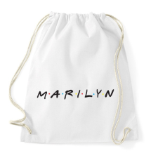 PRINTFASHION Marilyn - Sportzsák, Tornazsák - Fehér tornazsák