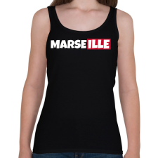 PRINTFASHION MARSEILLE - Női atléta - Fekete női trikó