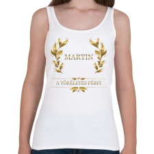 PRINTFASHION Martin - Női atléta - Fehér női trikó