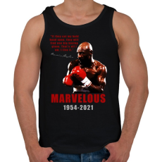 PRINTFASHION Marvin Hagler - Férfi atléta - Fekete