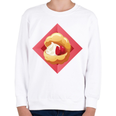 PRINTFASHION Mashle krémes - Gyerek pulóver - Fehér