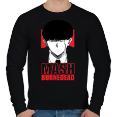 PRINTFASHION Mashle Mash Burnedead - Férfi pulóver - Fekete